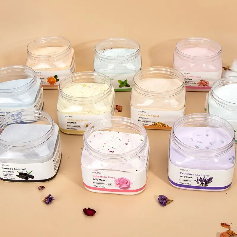 oem Rose Bulk Order Custom Logo Jelly Face Mask Vegan Private Label Watermelon Hydro Jellymask Powder