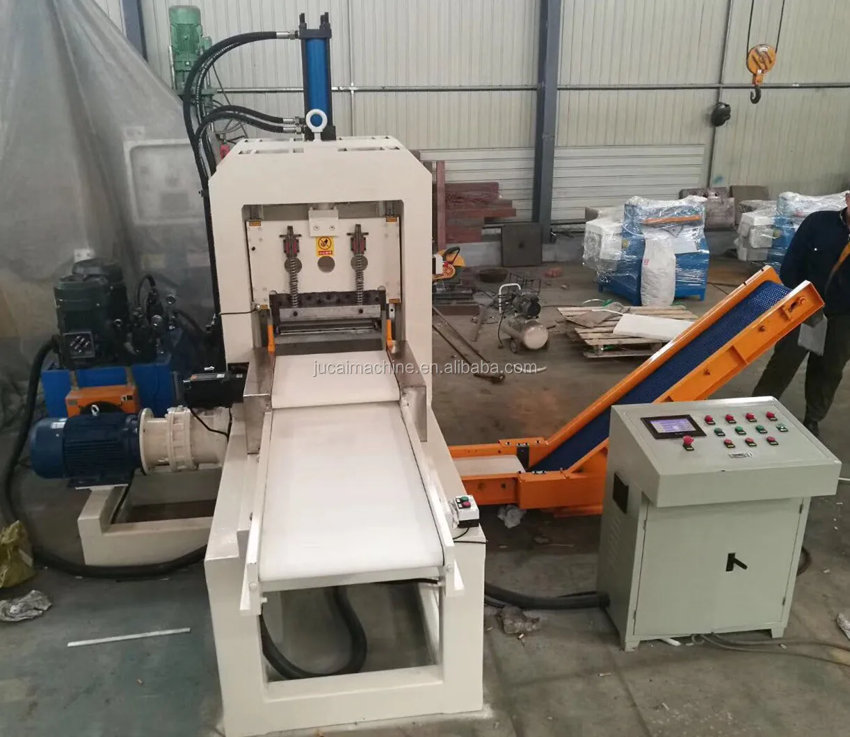 Guillotine Plastic Cutter Machine /rubber bale cutter
