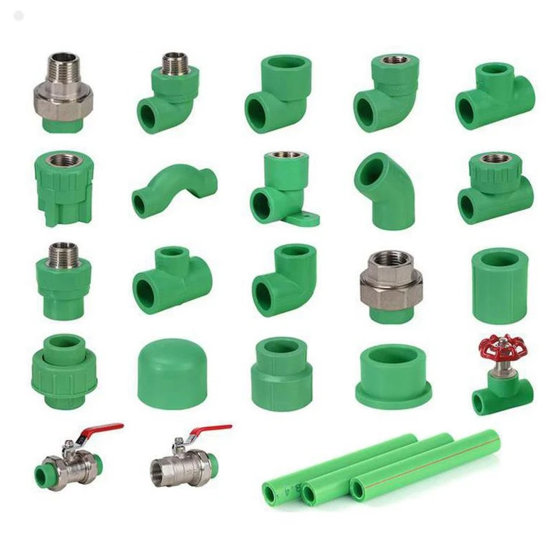factory wholesale ppr pipe fitting plumbing plastic ppr fitting water pipe ppr accessories