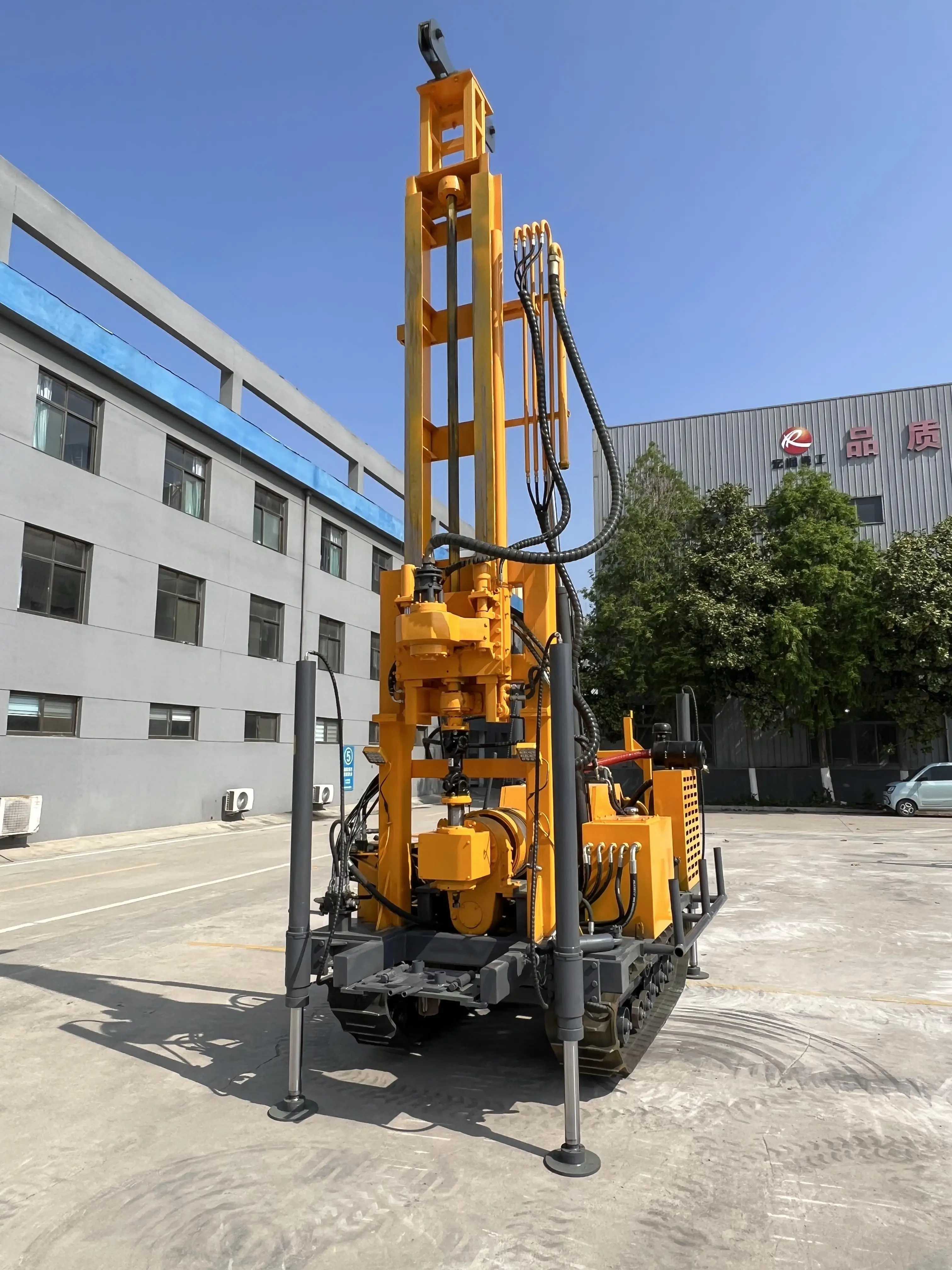 Water pneumatic dual-purpose drilling rig Hydraulic water well drilling rig machine