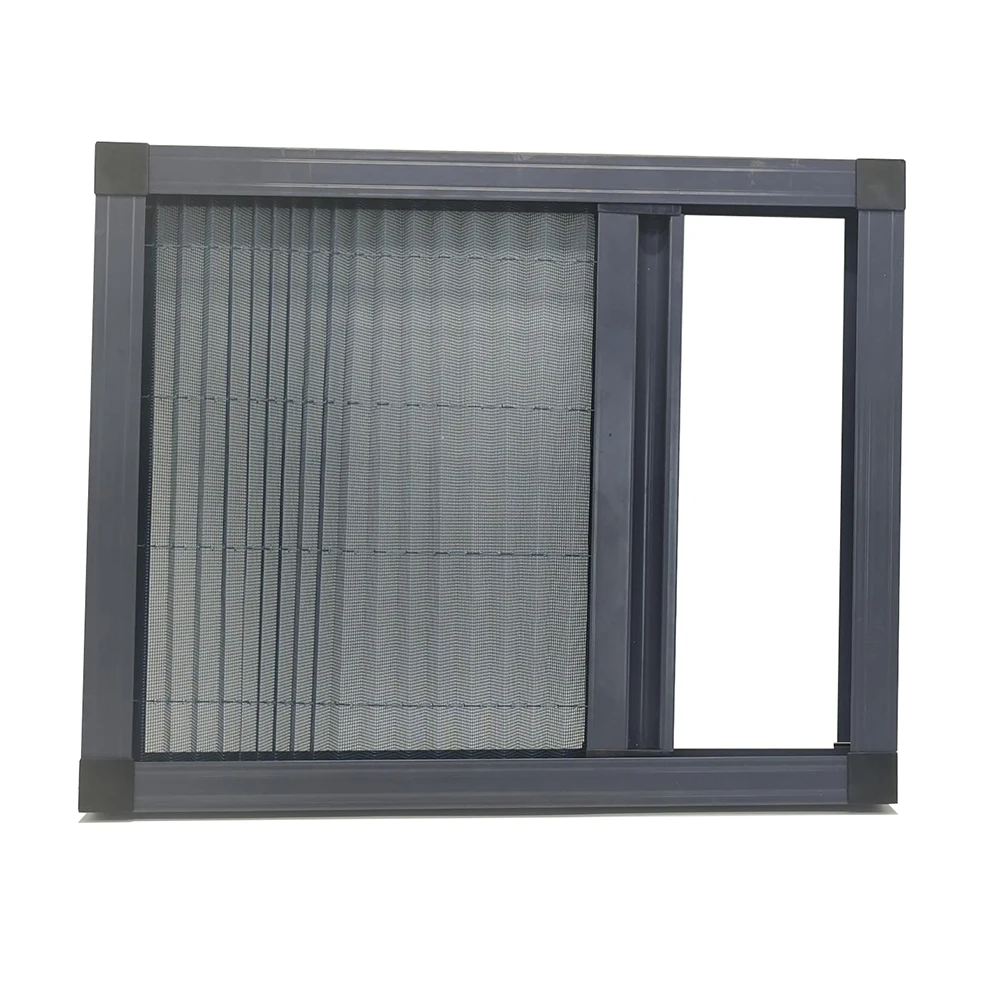 Honeycomb Plisse Insect Screen Pleated Retractable Fly Screen for Sliding Doors