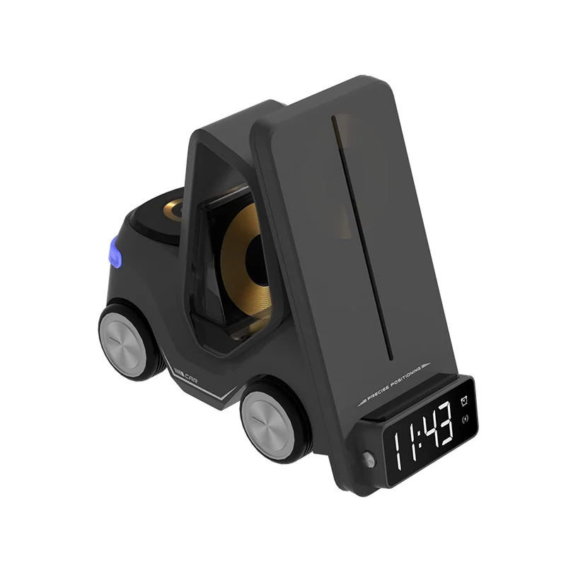 T20 Led light 5 in 1 wireless charger iPhone, Android multi-function mobile phone charging base desktop wireless charging