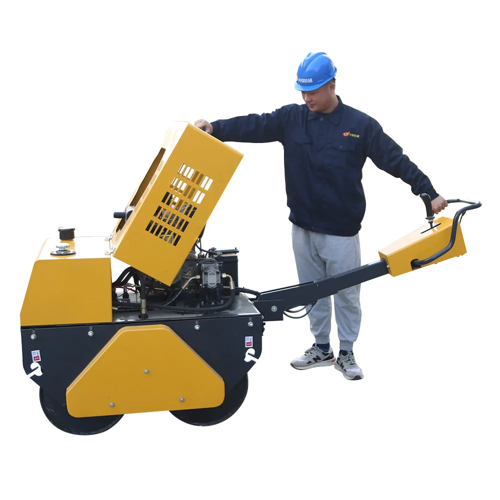 1Ton 2 Ton 3 Ton 4 Ton EPA Euro V High-Quality Double Drum Vibration Road Roller with CE Certificate