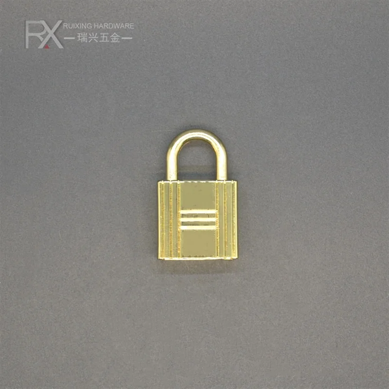 zinc alloy accessories automatic bag padlock lock keyless buckle Hanging Lock for handbags luggage box Padlock without key