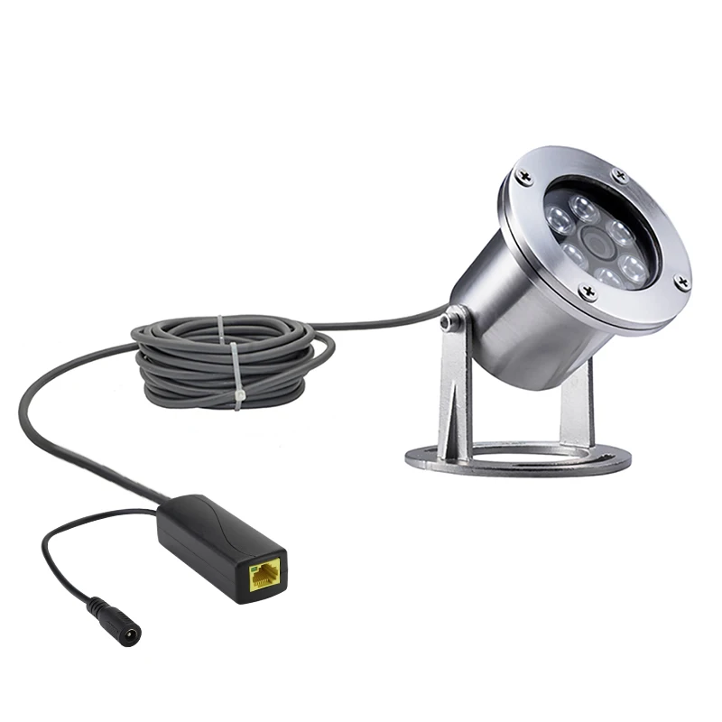 IP68 HD definition stainless steel corrosion resistant industrial cctv camera underwater fishing camera