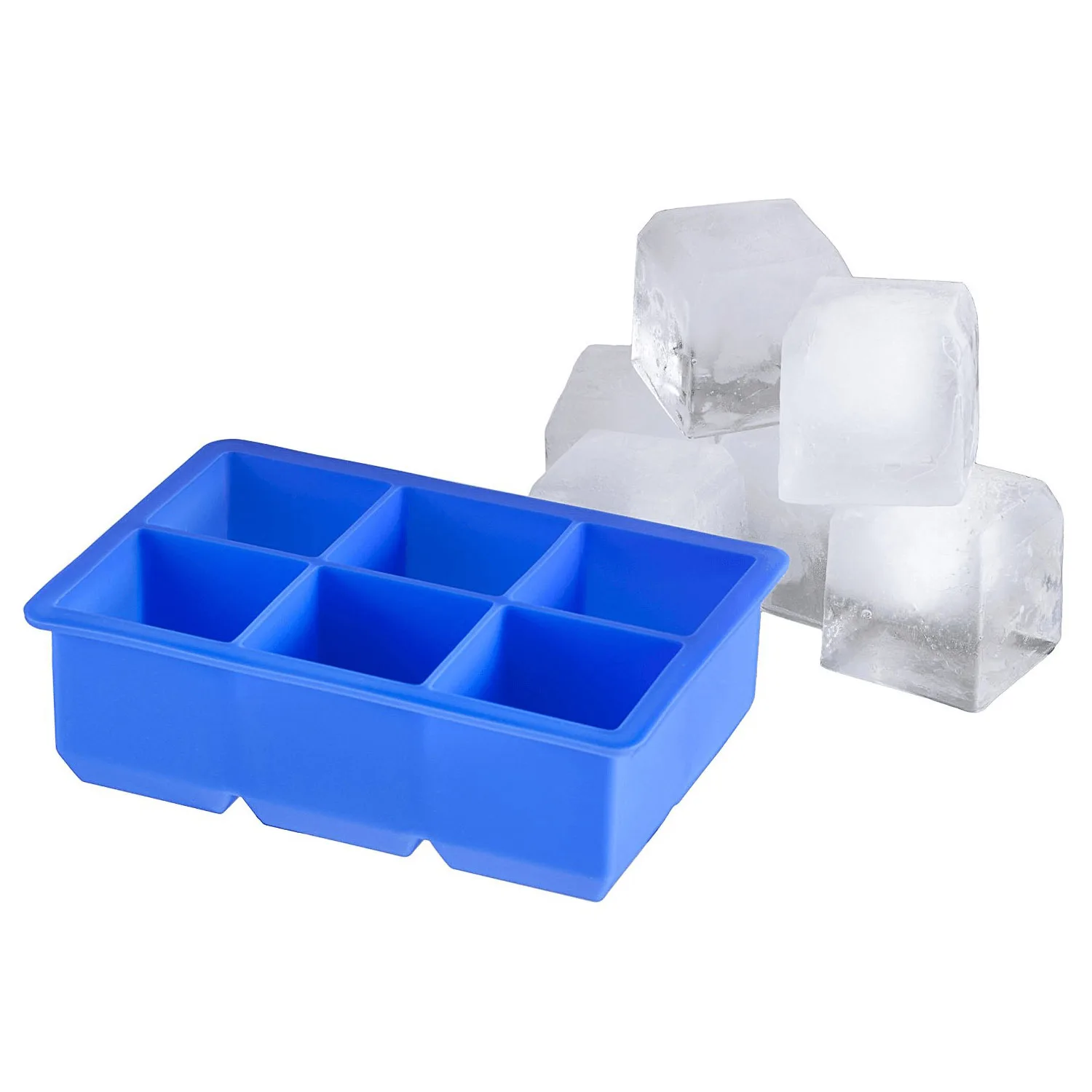 High flexibility Tear and cold Resistance silicone ice cube tray mold customized shape ice cube tray molds
