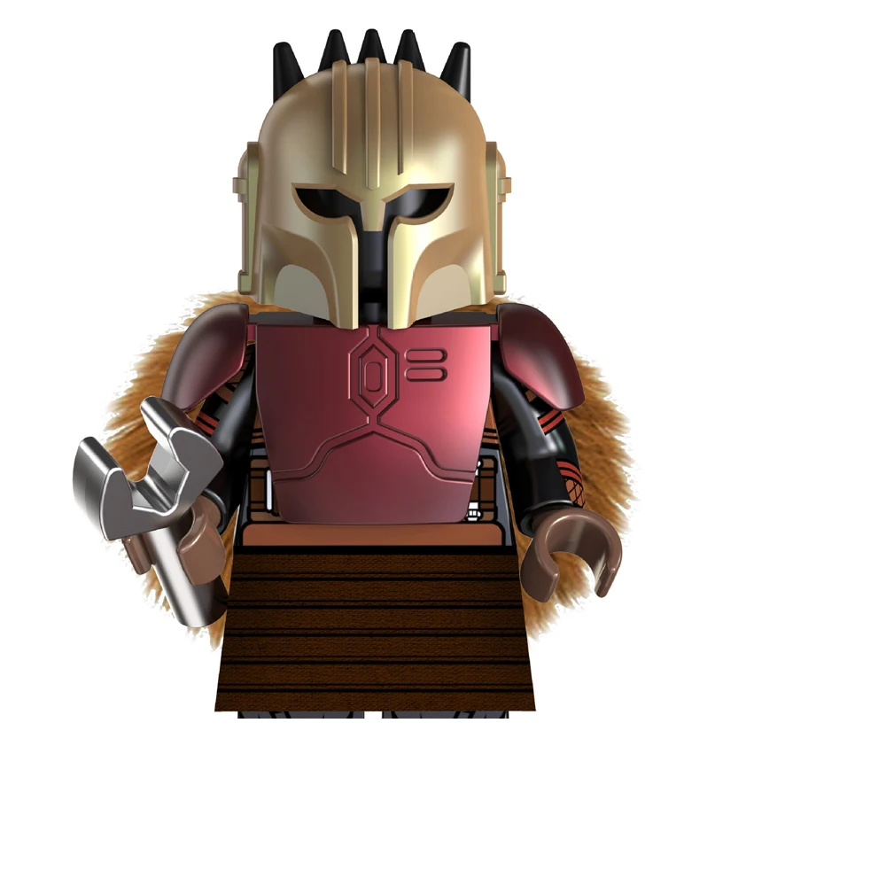 TV6109 Movie Series Mandalorian Battle Armor Boba Vizsla Mini Building Blocks Figure Collection Children Toys Juguetes KT1041
