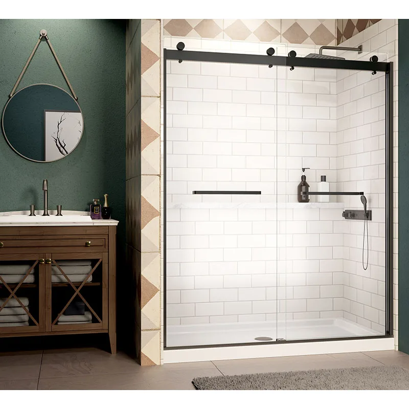 8mm thickness shower glass doors sliding door shower door shower cabin for bathroom