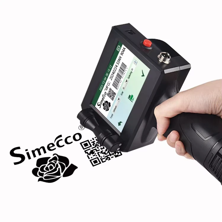 M90 Handheld Inkjet Printer Date Number Expiry Date Logo QR Bar Batch Code Expiry Date 12.7mm Label Printer