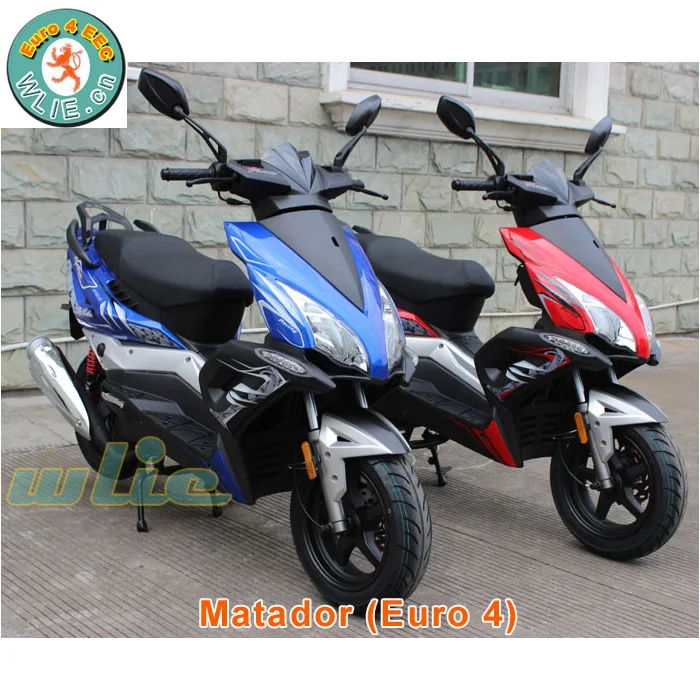 Factory Supply 50 cc moped gas scooter 49cc vintage Euro 4 EEC EFI system Matador 50cc, 125cc