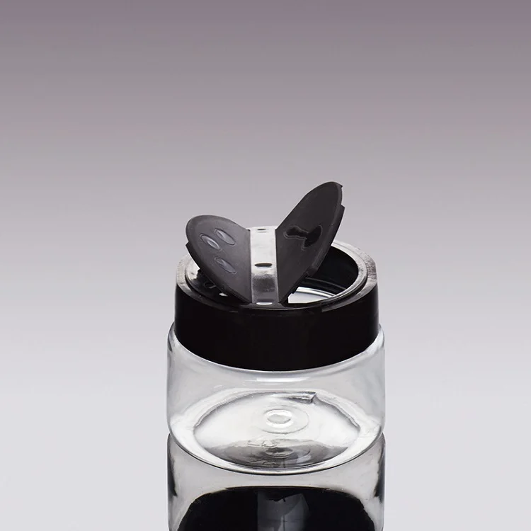 
Clear Empty Spice Bottles 3oz Plastic Pet Salt Shaker Spice Jar 