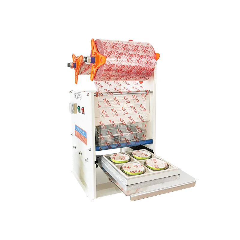KIS-180-4 Hand press Yogurt Plastic Cup Sealing Machine / Sealer Machine For Milk Cup