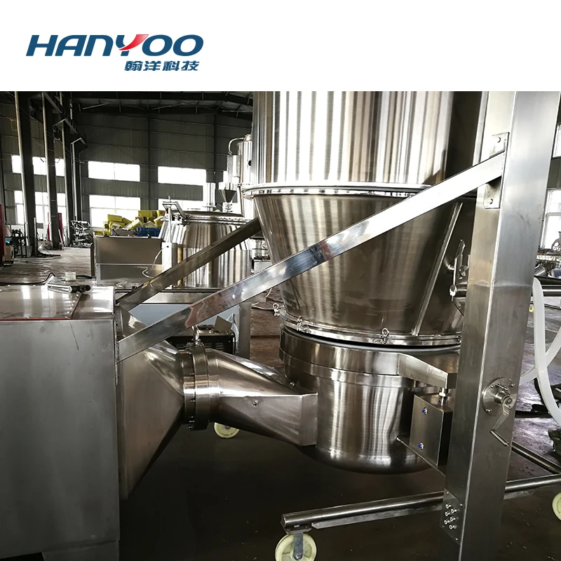 HANYOO FL Series Factory Supply High Quality fluid bed dryer fluidized bed granulator