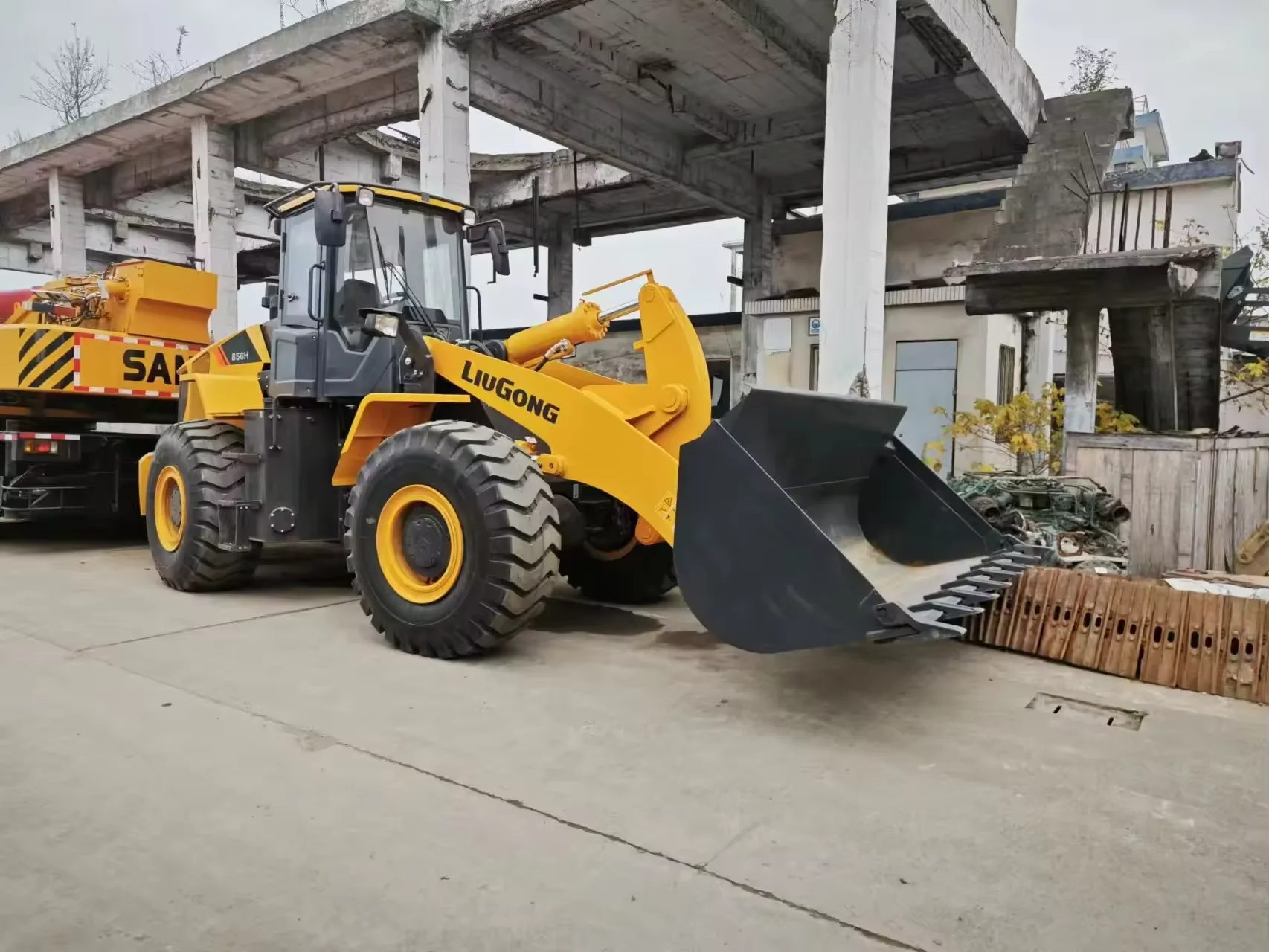LIUGONG 856 856H CLG856H Front Loader 5 Ton China Large Articulated Wheel Loader LIUGONG 856 856H CLG