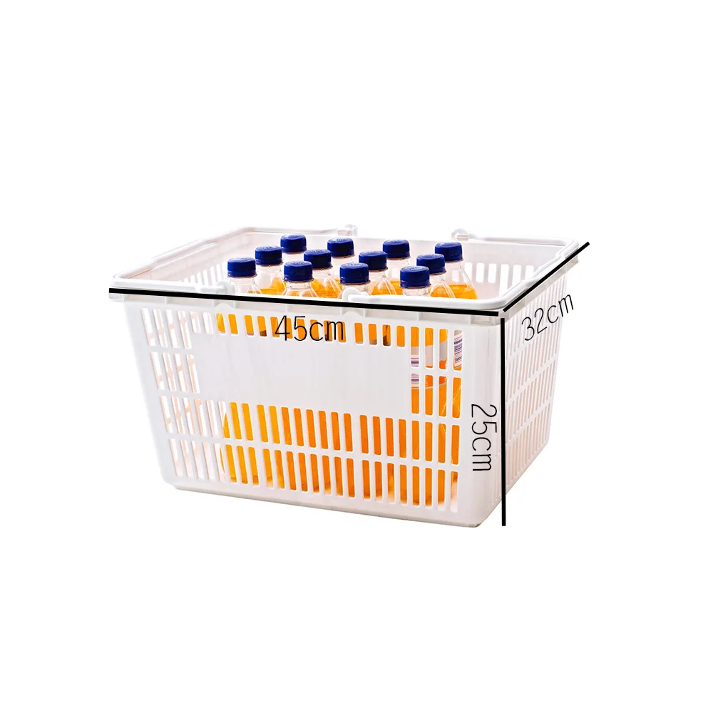 Cheap Plastic supermarket shopping basket for