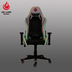 Factory Direct Wholesale Ergonomic Adjustable Swivel RGB PC Game Chair Silla Gaming Computer Chair Cadeira Gamer