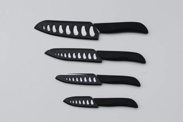 Cheap Sharp Vegetable Fruit Paring Peeling Carving Ceramic Knife With PP sheath blade Cover