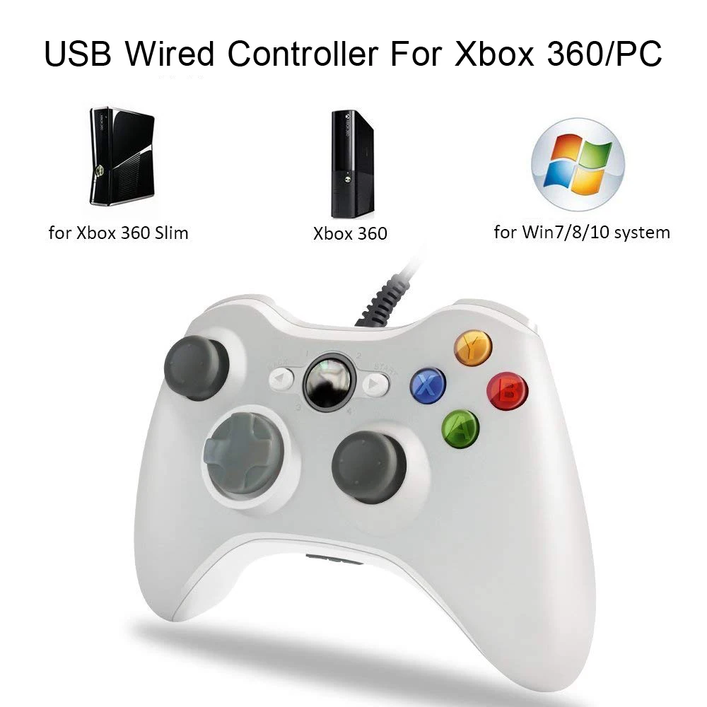 USB Wired Gamepad For xbox 360 Controller Vibration Joystick For xbox 360