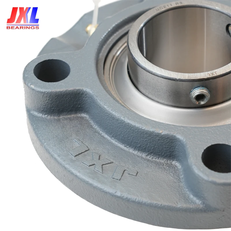 JXL UCFC209H High Quality Round Flange Cartridge Units Pillow Block Bearing With Concentric Locking