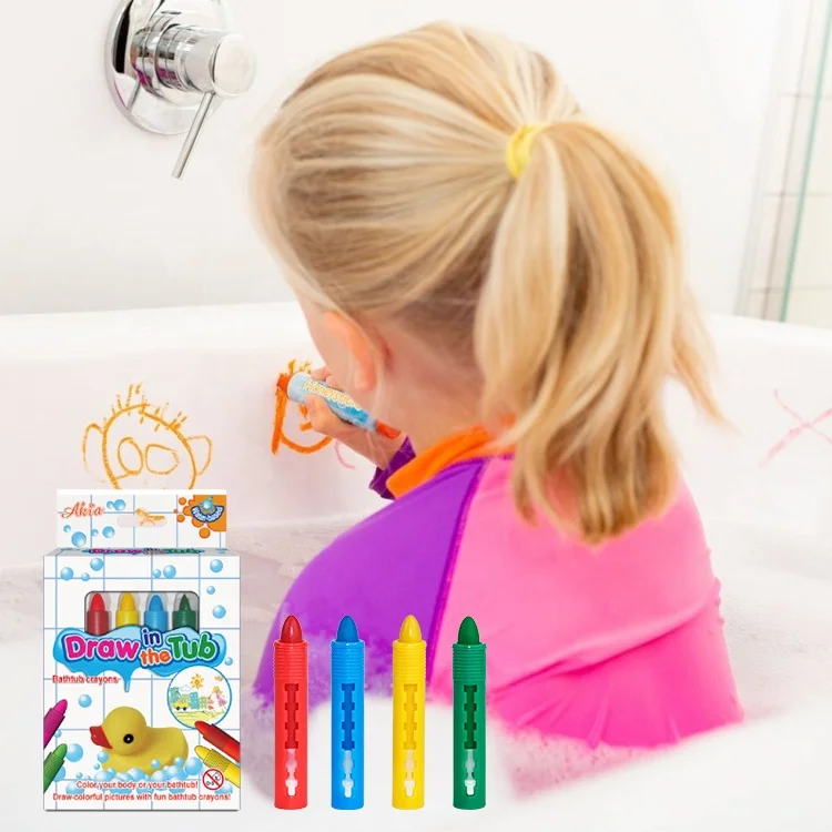 Коробка для мелков для детей, моющаяся цветная восковая ванна, объемная краска для лица, нетоксичный набор карандашей с частной этикеткой
