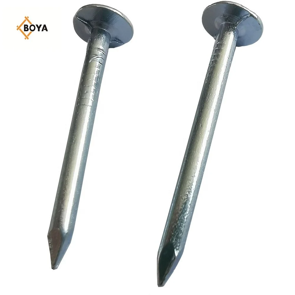 E.g 1 1/4 Wire Weld Coil Roofing Clout Nails for Pallet 114 Weld Coin Nails