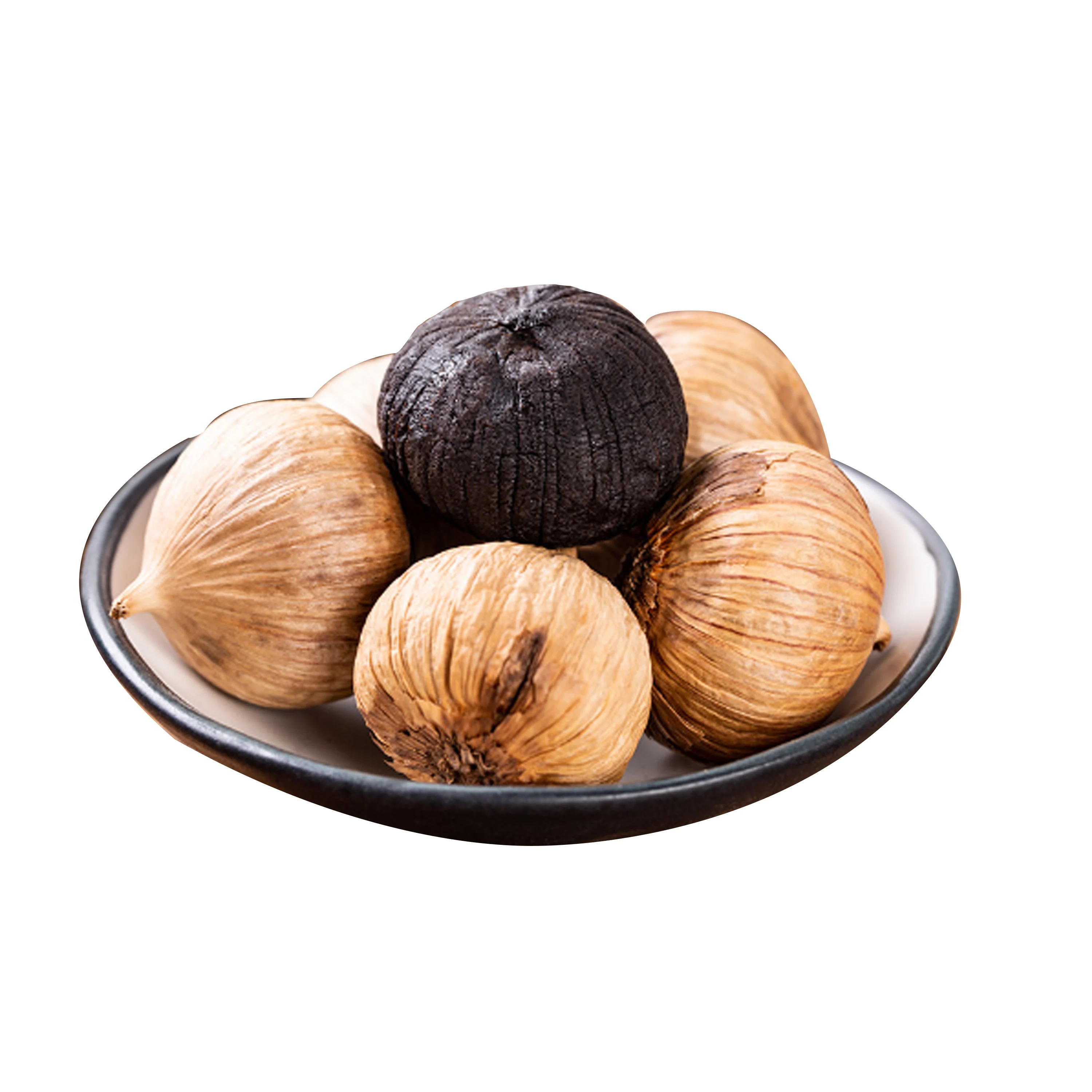 Whole Black Garlic Seasoning Bulbs Easy Peel Black Garlic Cloves All Natural Black Garlic