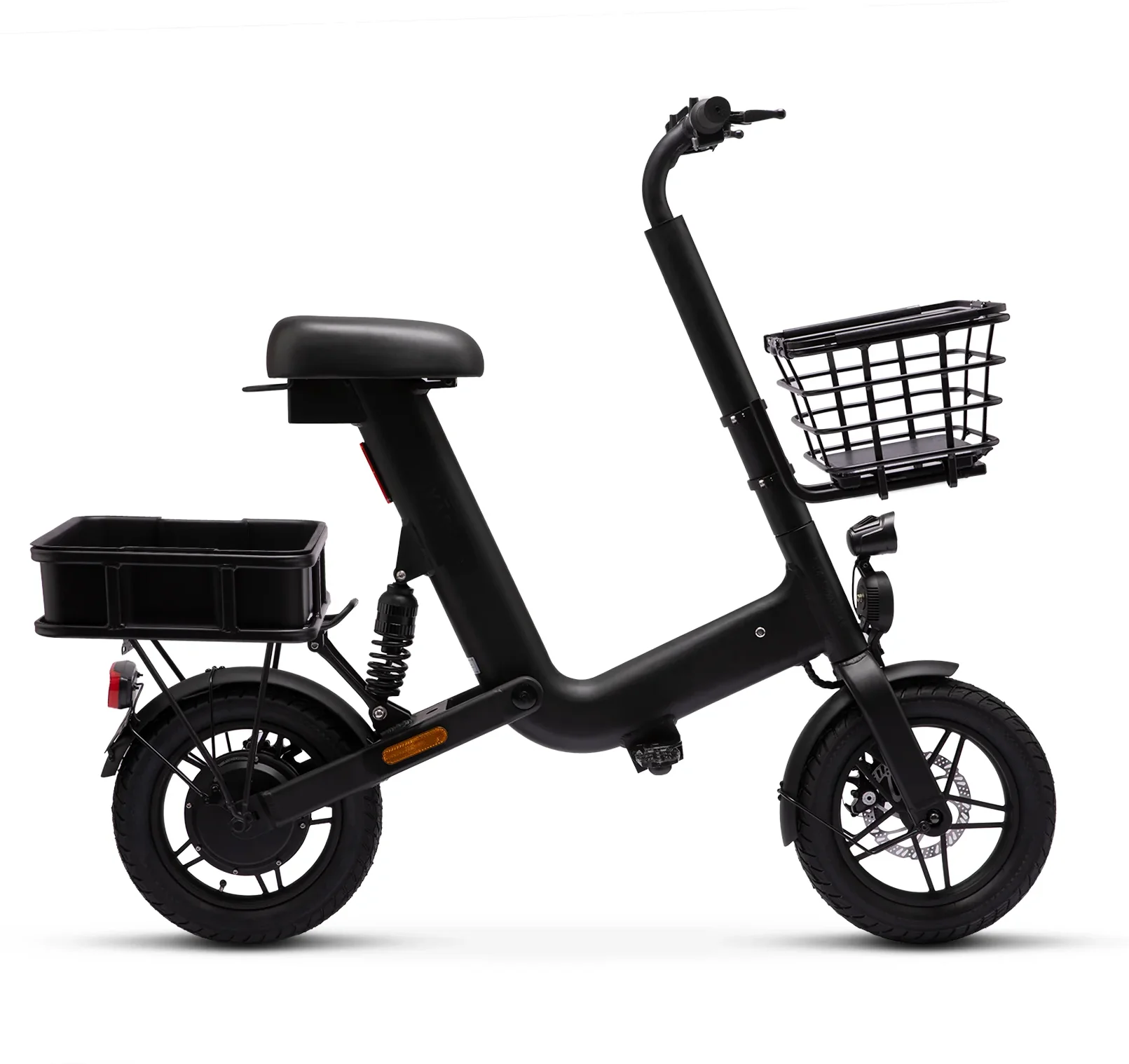 CE Certified 450 Watt Hub Motor Electric Cruiser Motorcycle for Food Delivery 36V Battery SWAP