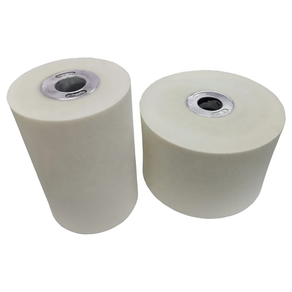 Abrasive Manufacturer Directly Supply High Density Sponge Roller fiber Polishing Wheel Sanding belt sponge wheel
