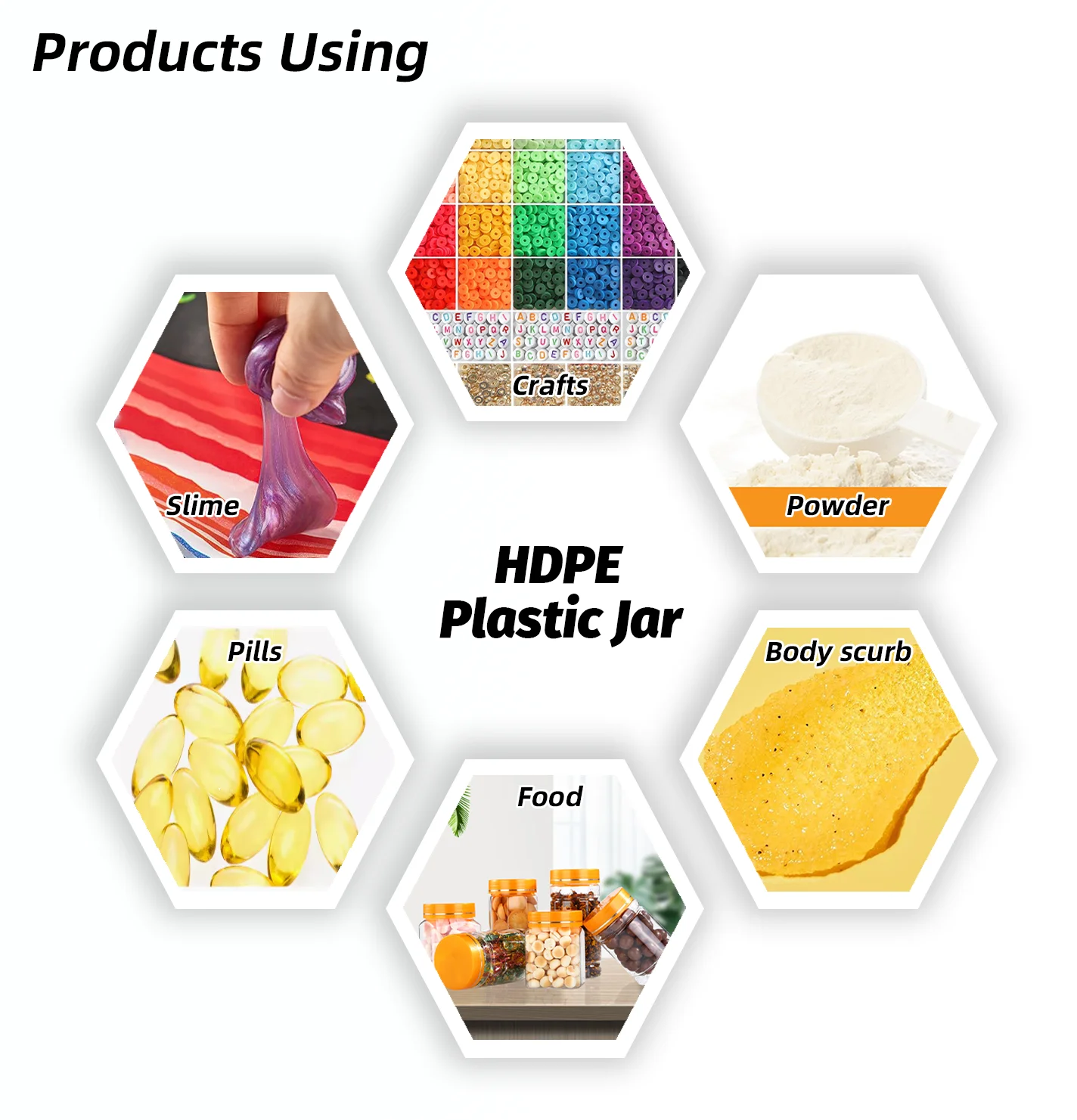 OEM&ODM 500ml HDPE Black Round Empty Plastic Protein Powder Container Jar Bottle Frosted jar with lid