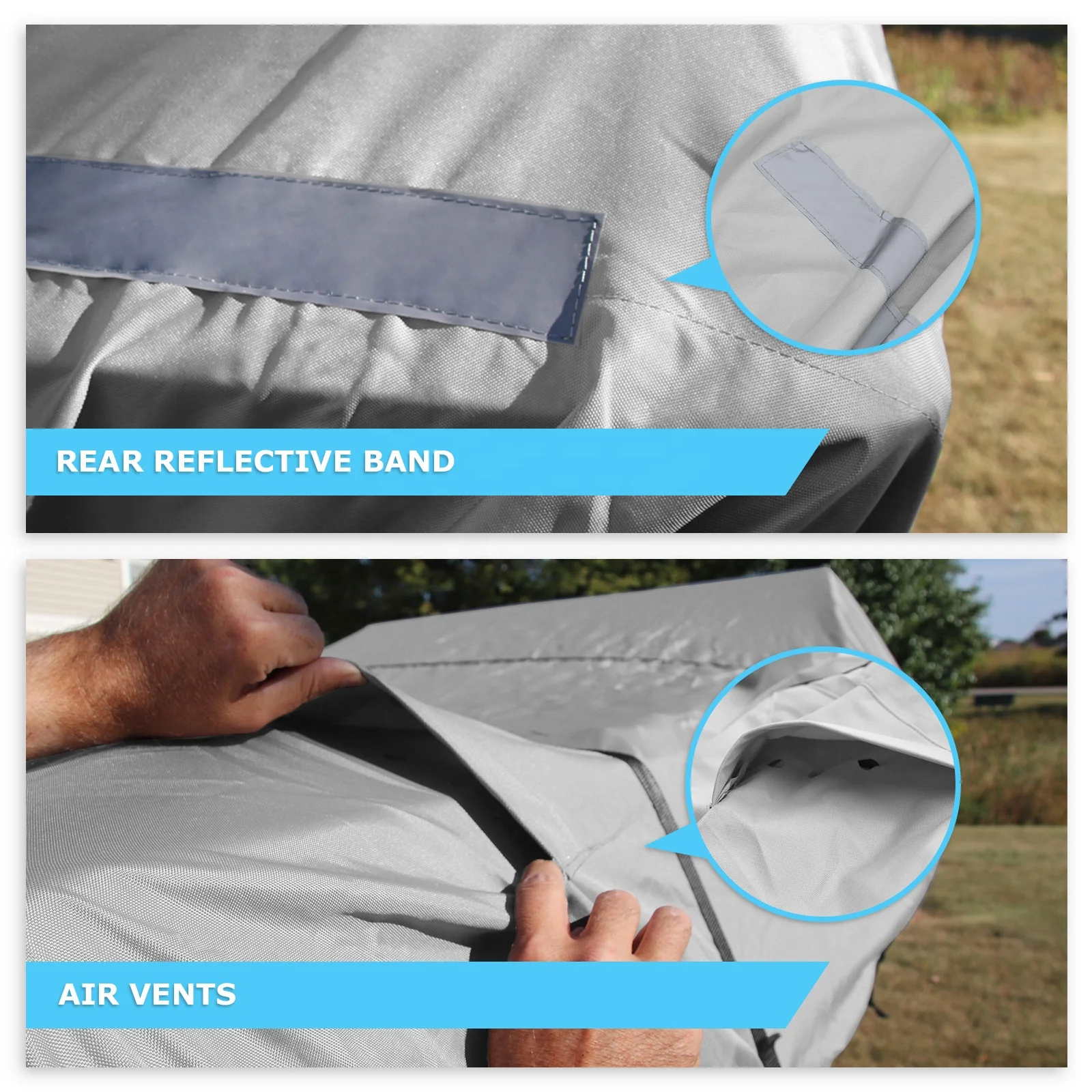 Водонепроницаемый чехол для лодки из полиэстера, универсальный чехол для трейлерной лодки размером 14-16 дюймов до 96 дюймов