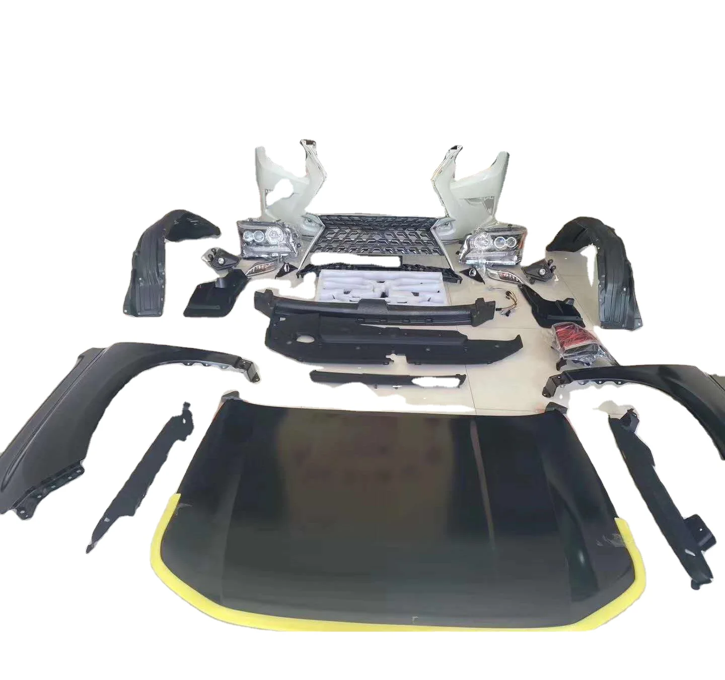 
Body kits body parts bumper kits for Toyota 2010 - 2018 Prado FJ150 upgrade to 2020 Lexus GX 