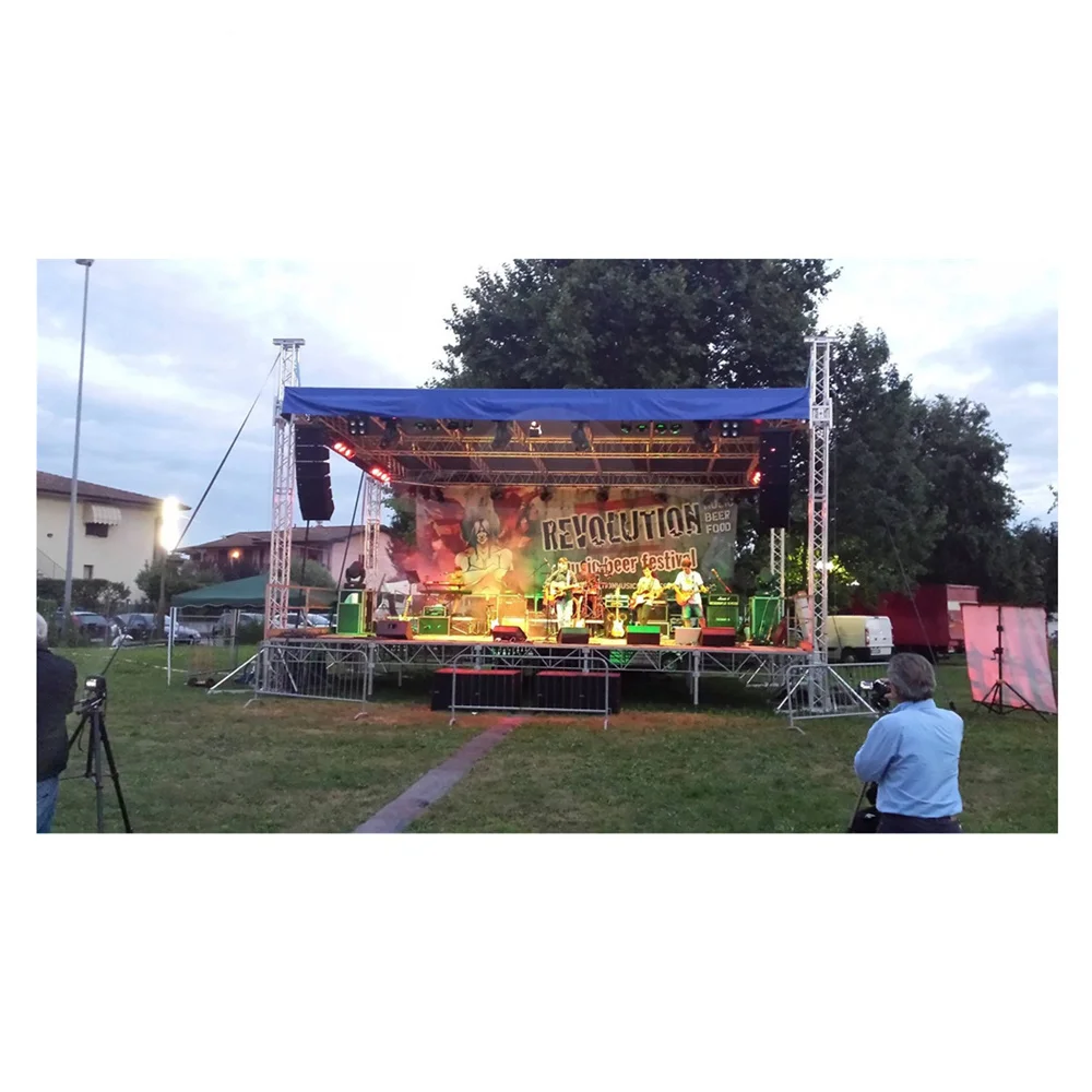 Spigot truss stage lighting display system lights event bolt type aluminum truss display light truss aluminum