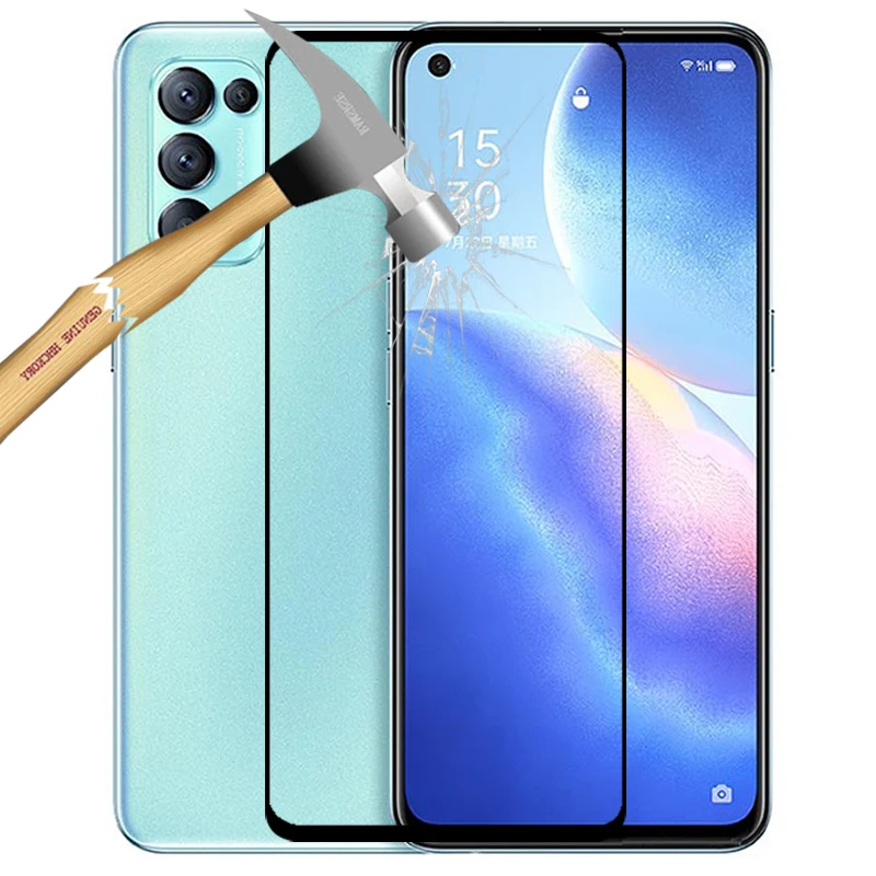 0,33 мм новое поступление 3d закаленное стекло для oppo reno 5k защита для экрана полная защита экрана