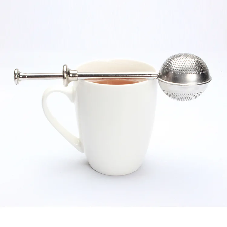 304 stainless steel telescopic tea making device semi-automatic press filter screen tea brewing artifact