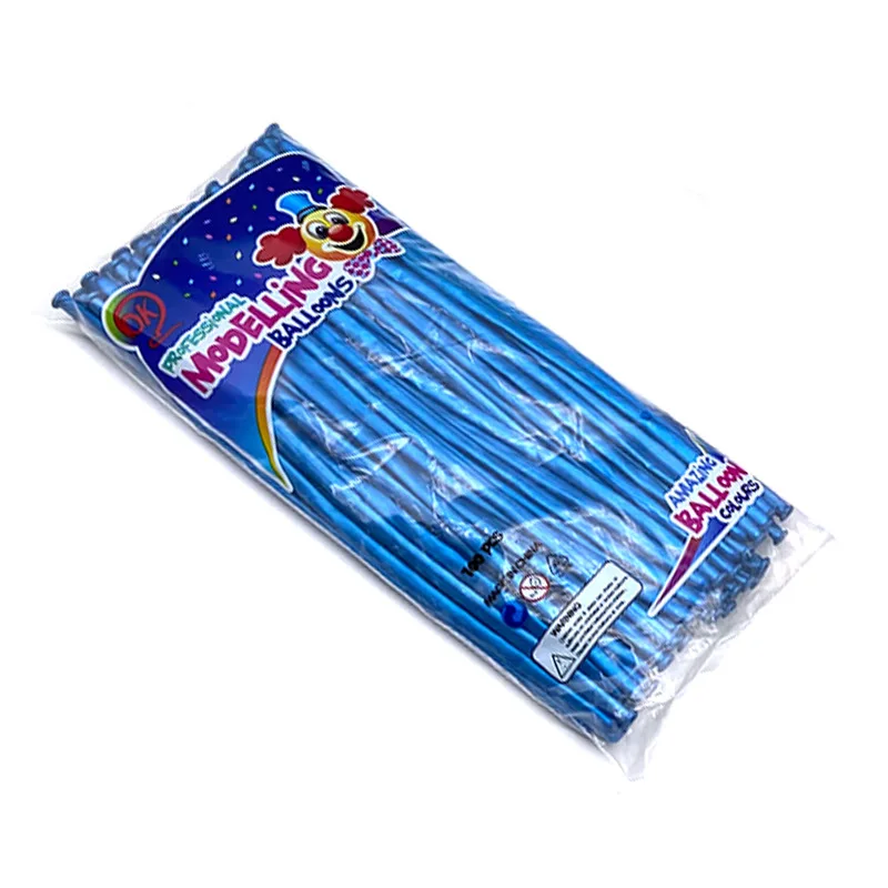 high quality style silver gold rose gold metallic chrome 260 q  long  twisting modeling  balloon for animal flower modeling