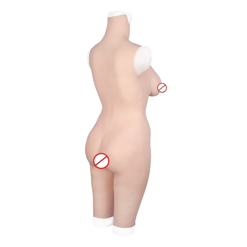Hot Sale Silicone Body Suit Crossdress Clothing Silicone Padded Hip Butt Panty Silicone Female Body Suit