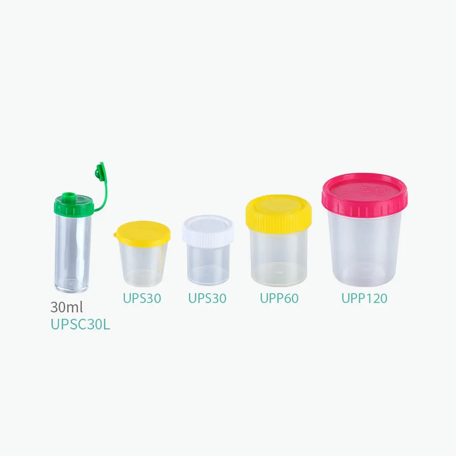 10ml 20ml 30ml Disposable Plastic Urine Specimen Collection Cups with Lid