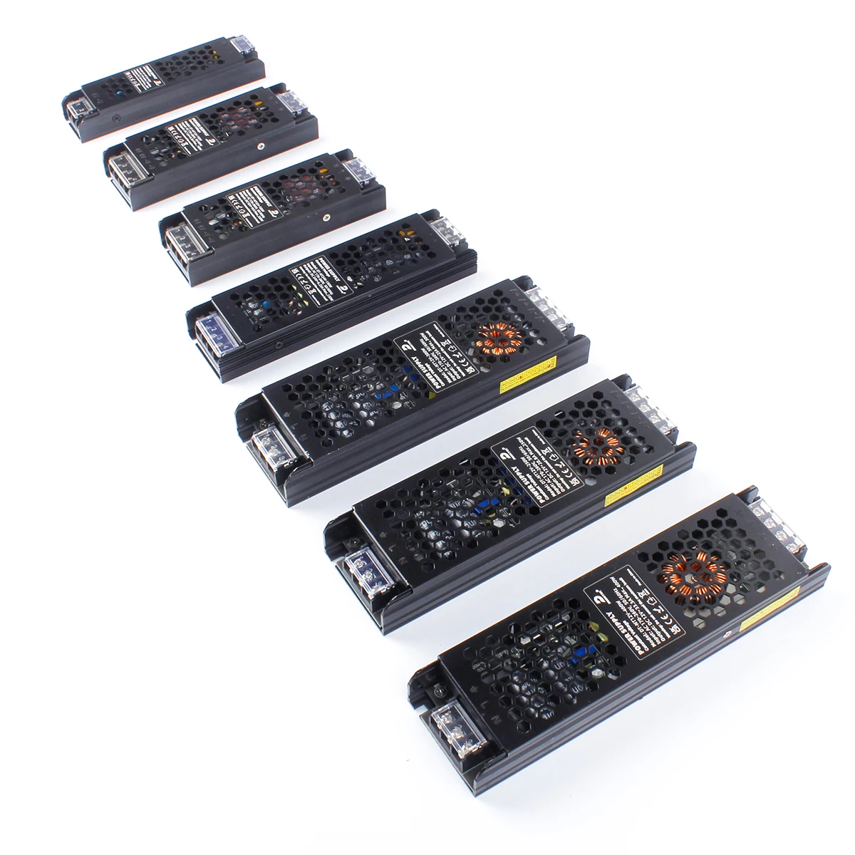 DUSKTEC 1A 2A 5A 10A 20A 30A 40A 50A 60A от переменного тока до постоянного 5V 12V 24V 36V 48V импульсный источник питания для светодиодной полосы освещения оборудования видеонаблюдения