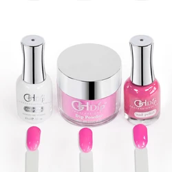 Color Glitter Nail 3 in 1 Acrylic Dipping Powder  match gel polish and nail lacquer