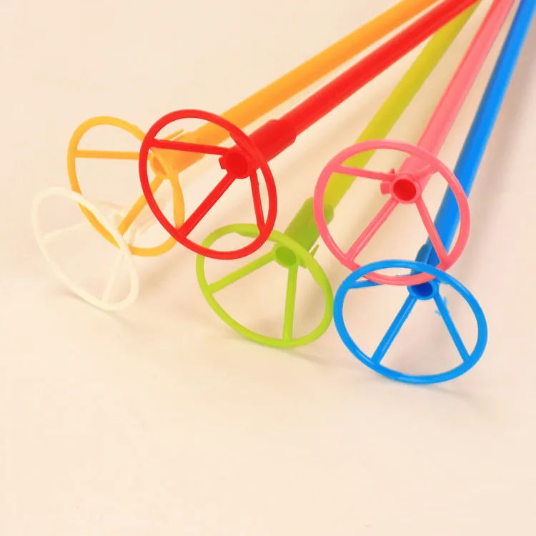 40cm Party Supplies Accessories Balloon Stick Pole Balloon Support Rod White Red Balloons Holder