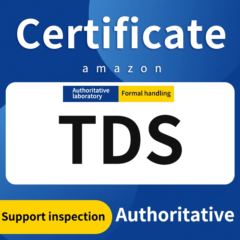 TDS qualification testing for lithium batteries COA certification for chemical products Testing reports for lithium battery