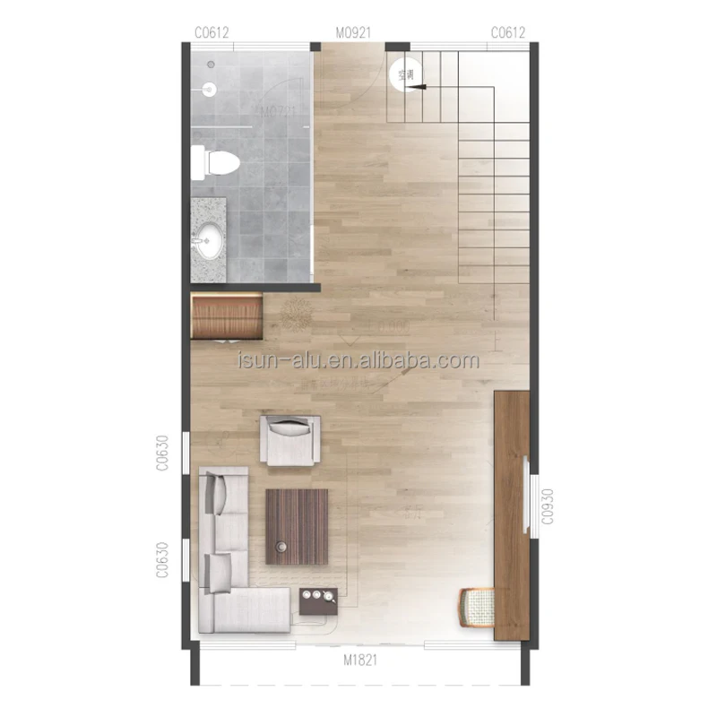 Modern design prefabricated apartments building tiny homes prefab homes