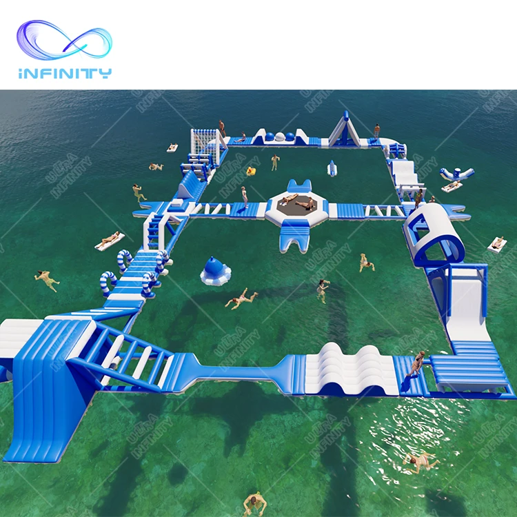 Summer Inflatable Sea Water Park Inflatable Obstacle Plays Inflatable Water Park For Children