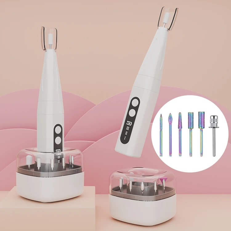 Machine Electric Professional Brushless Portable Rechargeable Set Cordless Nails Wireless Profesional Bit Pen For Nail Drill