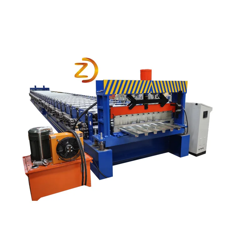 Metal portable floor decking pan machine steel floor deck roll forming machine for construction