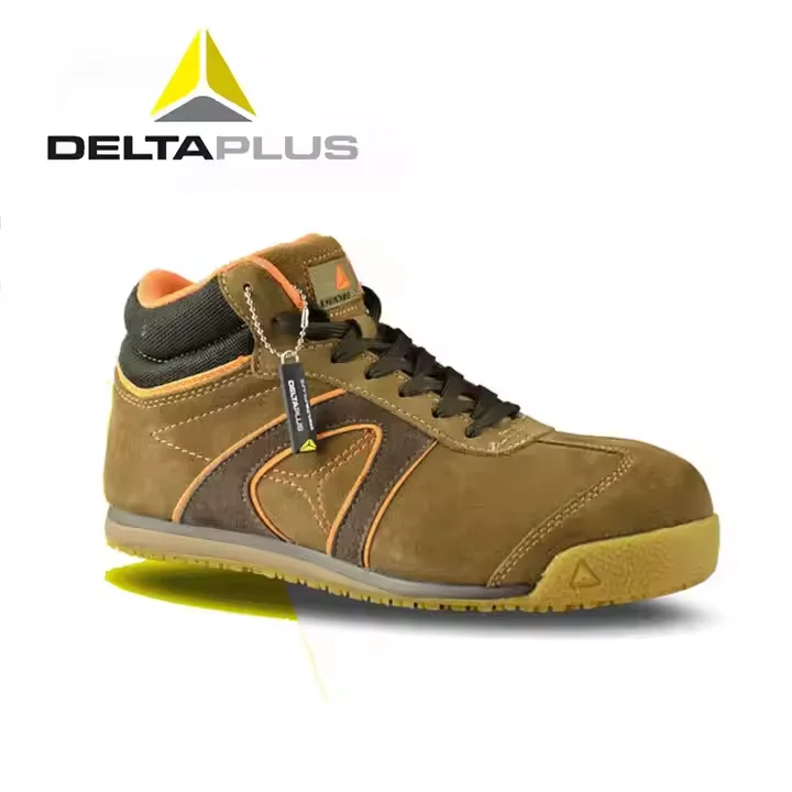 D-STAR SUEDE S1P Anti-static Anti-smash Anti-puncture Waterproof Safety Shoes Construction Tumbled Leather Safety Shoes