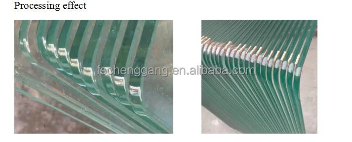 CGDJ2000 small stained Glass processing machinery e 3~20 mm cnc corner glass grinding Chamfering