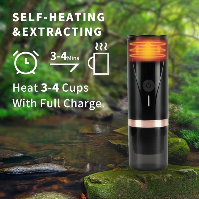 Portable coffee maker portable pod coffee maker mini automatic espresso handpress  pod portable coffee machine