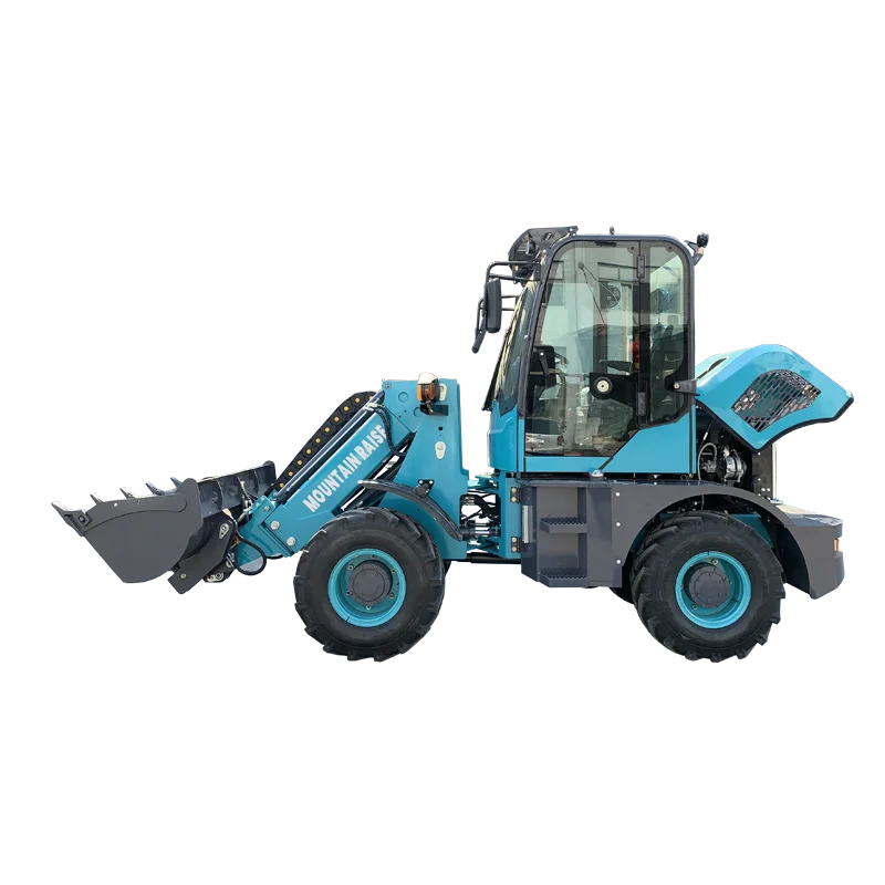 Mountain Raise Mini Front end Loader 1ton compact Telescopic Wheel Loader Small telescoping articulated loaders Telehandler