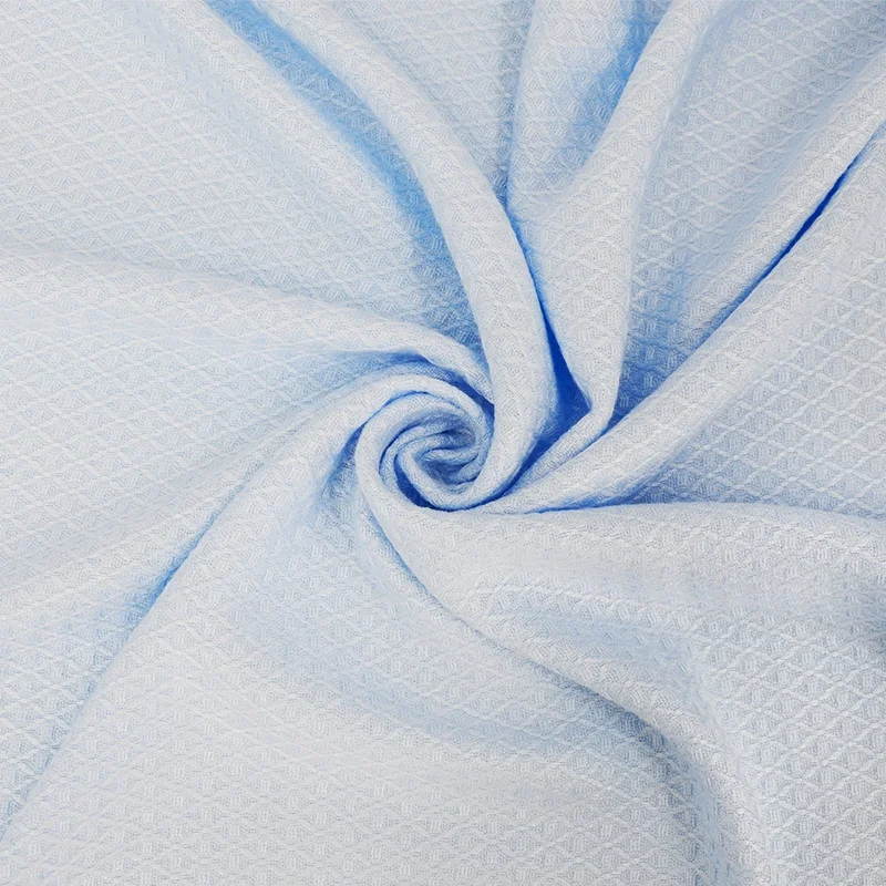 Brillmax Lightweight Waffle Baby Blankets For Hot Sleepers 100% Bamboo Material Waffle Muslin Spandex Throw Baby Blanket Adult
